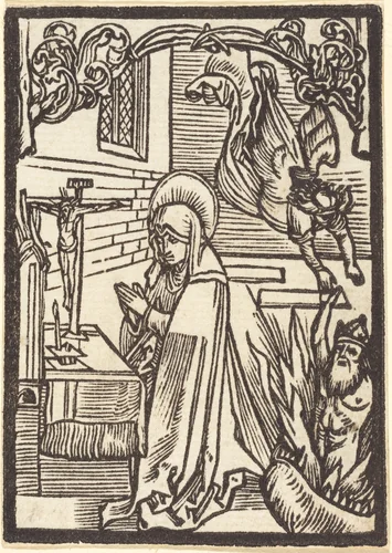 Saint Odilia by Albrecht Dürer, print, 1500