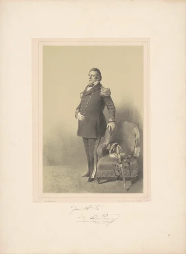 Commodore M. C. Perry by William Heine, portfolio, 1856