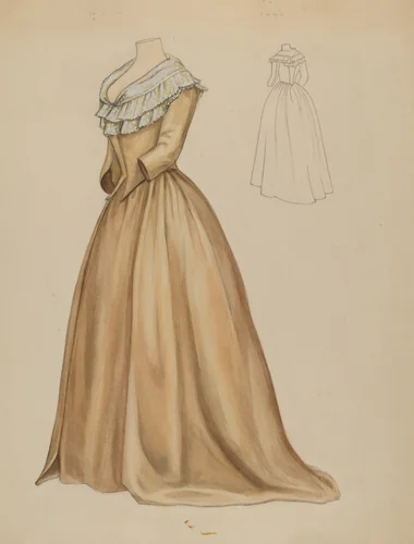 Dress by Jean Peszel, index of american design, 1936