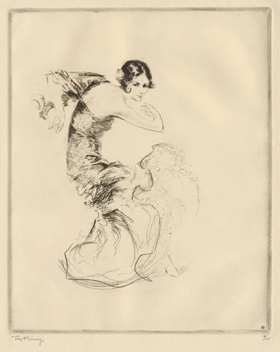 Pavlowa in "Carmen" by Troy Kinney, print, 1891-1920