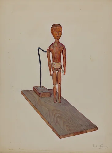 Jigging Figure by David Ramage, index of american design, 1937
