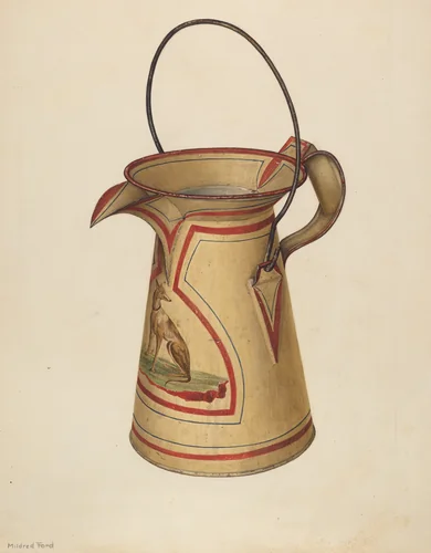Water Can by Mildred Ford, index of american design, 1939