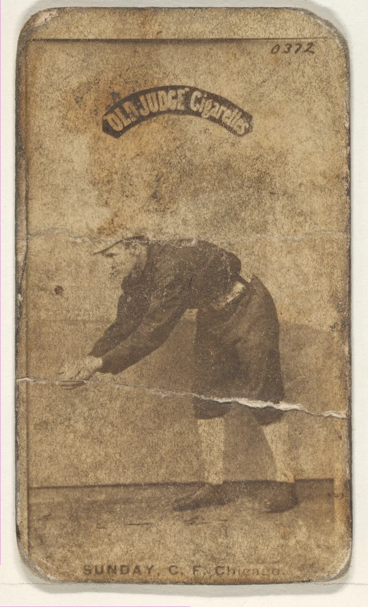 Sunday, Center Field, Chicago, from the Old Judge series (N172) for Old Judge Cigarettes by Goodwin & Company, photograph, 1887-1890
