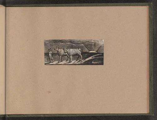 Return of the Shepherd by William Blake, print, 1821
