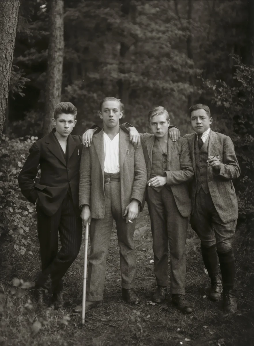 Young Farmers by August Sander, photograph, 1925