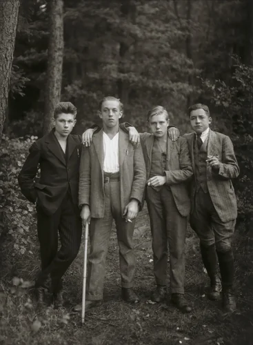 Young Farmers by August Sander, photograph, 1925