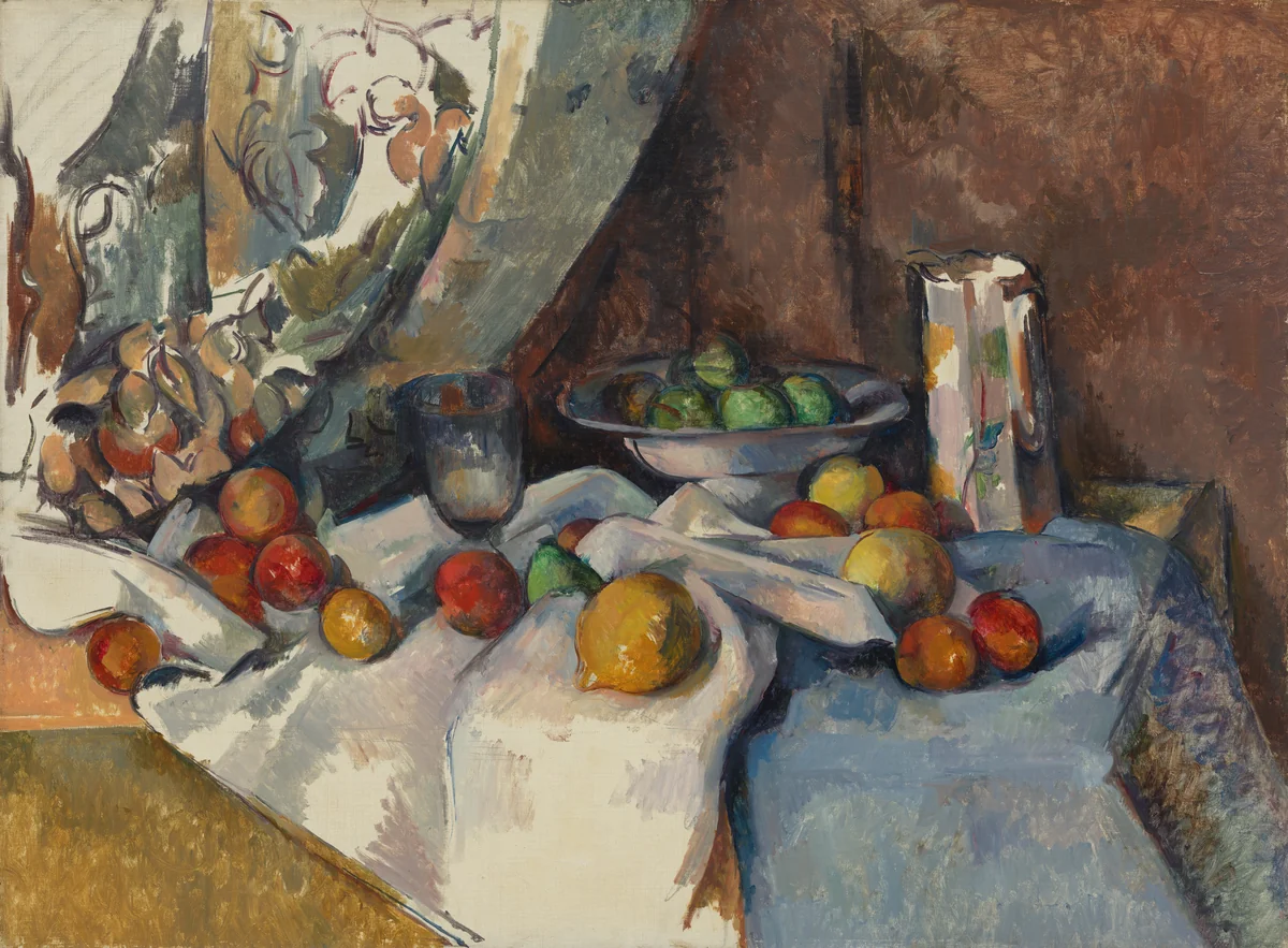 Still Life with Apples by Paul Cézanne, painting, 1895