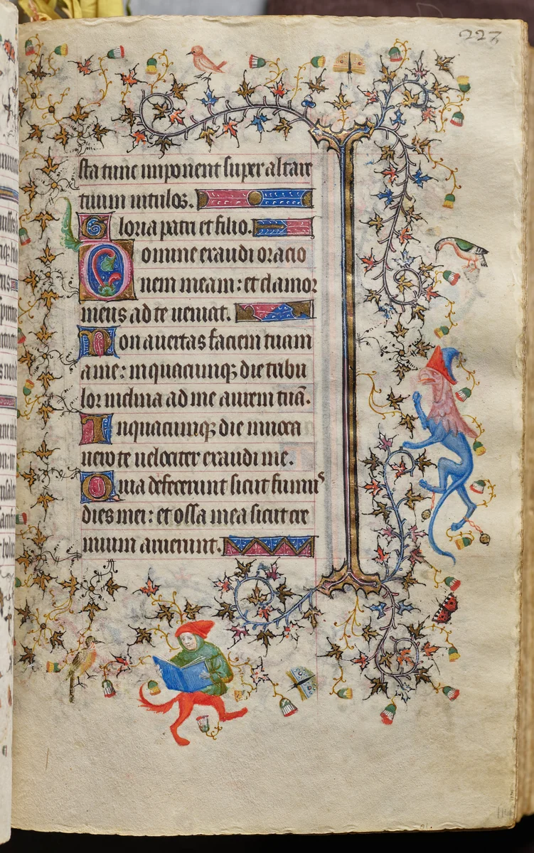 Hours of Charles the Noble, King of Navarre (1361-1425): fol. 114r, Text by Master of the Brussels Initials and Associates, book, 1400-1410