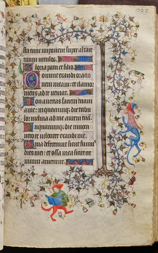 Hours of Charles the Noble, King of Navarre (1361-1425): fol. 114r, Text by Master of the Brussels Initials and Associates, book, 1400-1410