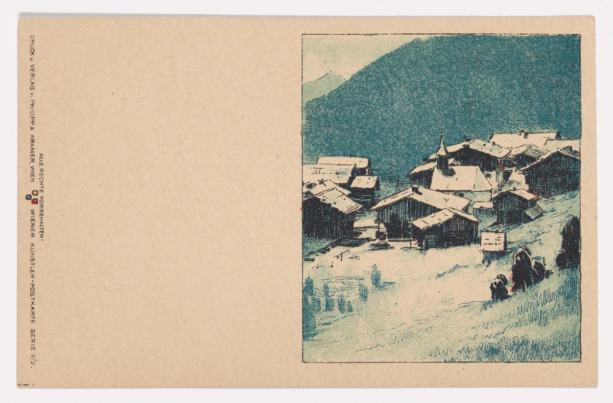 Wiener Künstler-Postkarte Serie 5/2 by Unknown Artist, design, 1898