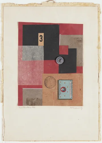 Merz Drawing by Kurt Schwitters, drawing, 1924
