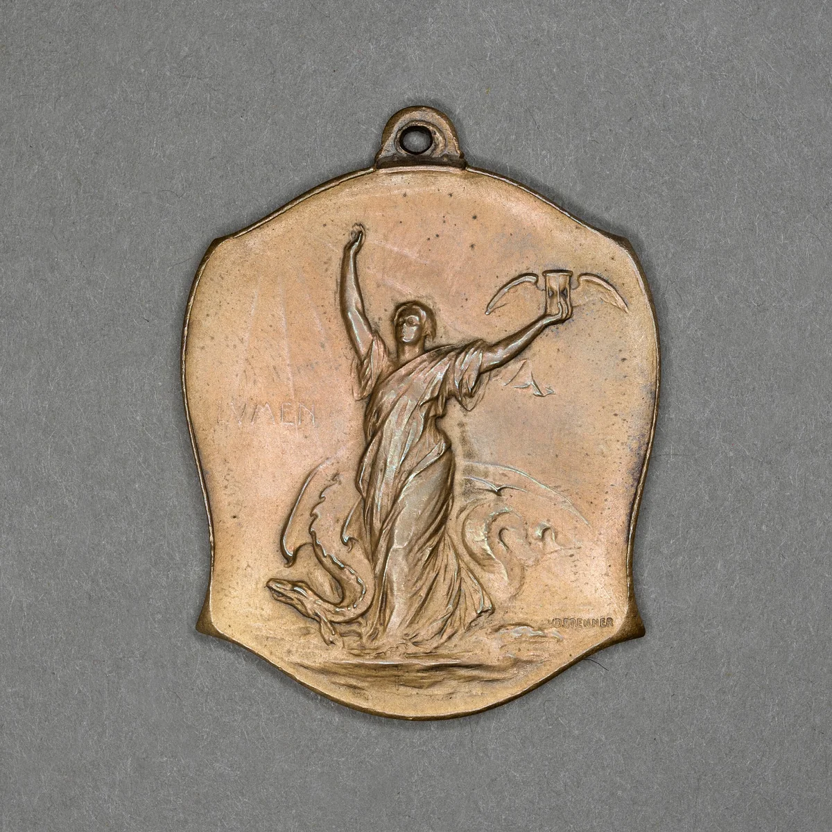 Medal commemorating International Congress on Tuberculosis, Washington by Victor David Brenner, metalwork, 1908