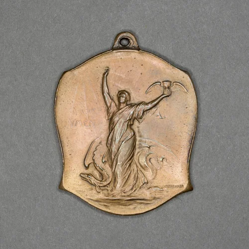 Medal commemorating International Congress on Tuberculosis, Washington by Victor David Brenner, metalwork, 1908