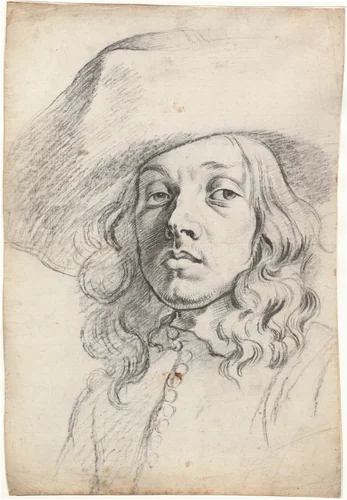 Jan van den Enden by Michael Sweerts, drawing, 1646-1656