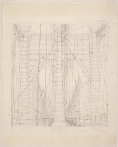 The Gates of the City by John Taylor Arms, drawing, 1922