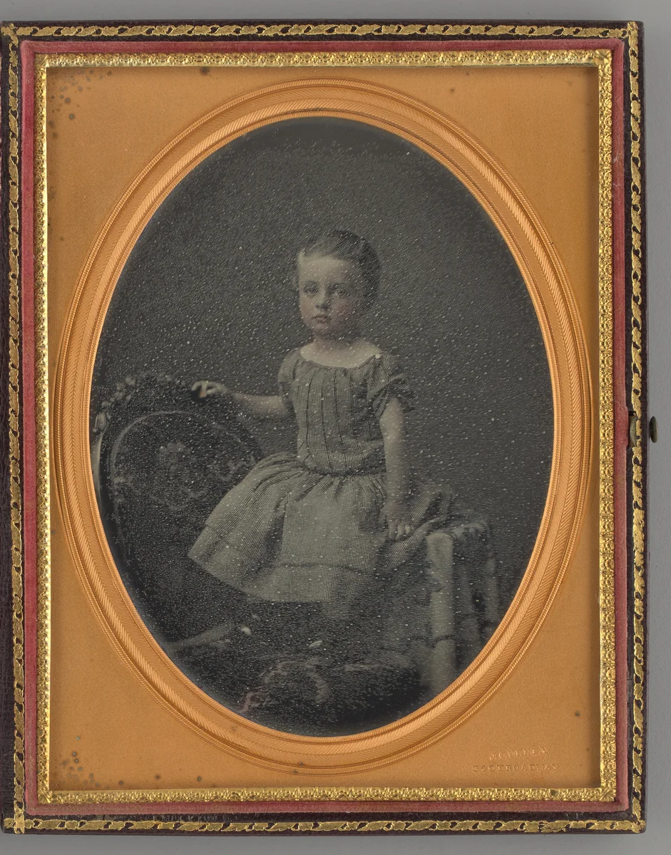 Untitled (Portrait of Child) by Jeremiah Gurney, other, 1855