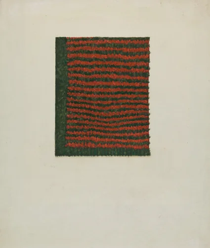 Shaker Textile by Helen E. Gilman, index of american design, 1936