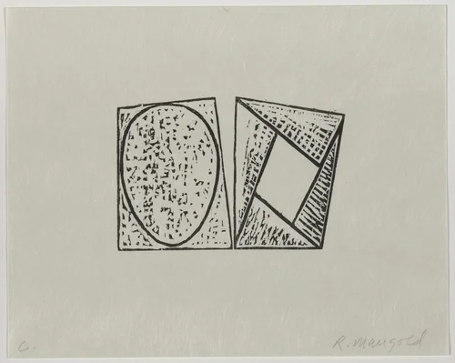 C by Robert Mangold, portfolio, 2000