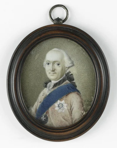 Karl Wilhelm Ferdinand (1735-1806), hertog van Brunswijk-Wolfenbüttel by Gerrit Kamphuysen, painting, 1763