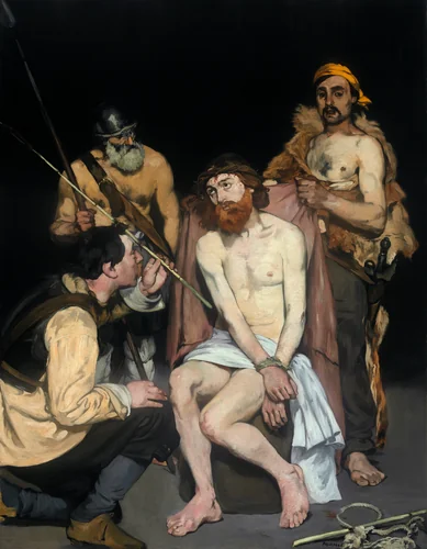 Jesus Mocked by the Soldiers by Édouard Manet, painting, 1865