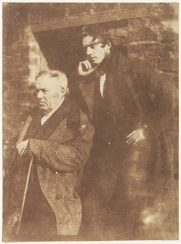Rev. Miller and His Son Rev. Samuel Miller by Hill and Adamson, photograph, 1843-1847