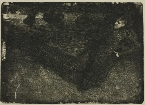 On the Ice by Anders Zorn, print, 1898