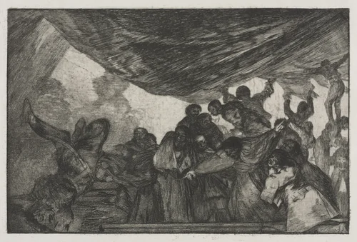 The Proverbs: Clear Folly by Francisco de Goya, print, 1864