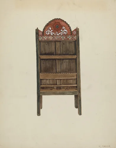 Trastero (chest) by Margery Parish, index of american design, 1939