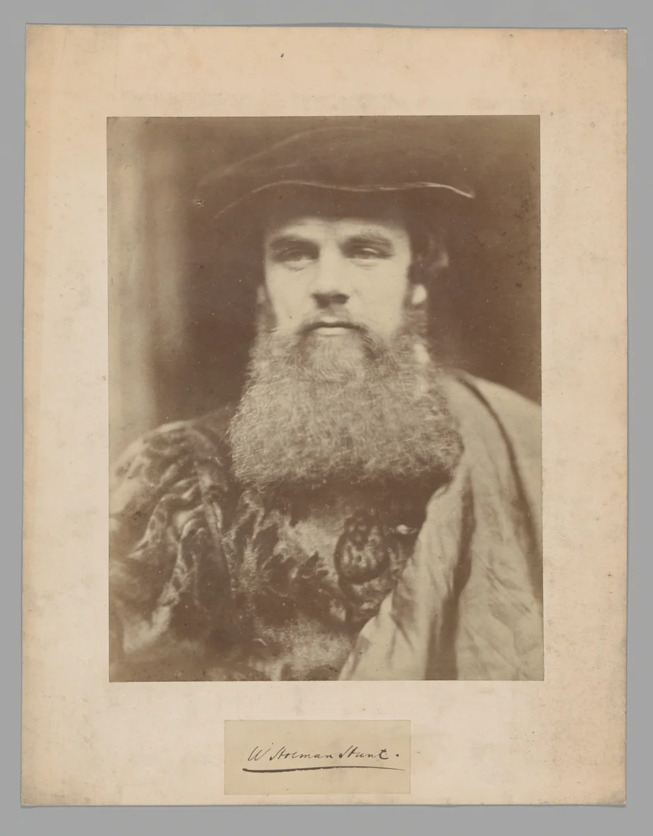William Holman Hunt by David Wilkie Wynfield, photograph, 1863