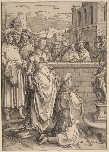 Solomon's Idolatry by Lucas van Leyden, print, 1512