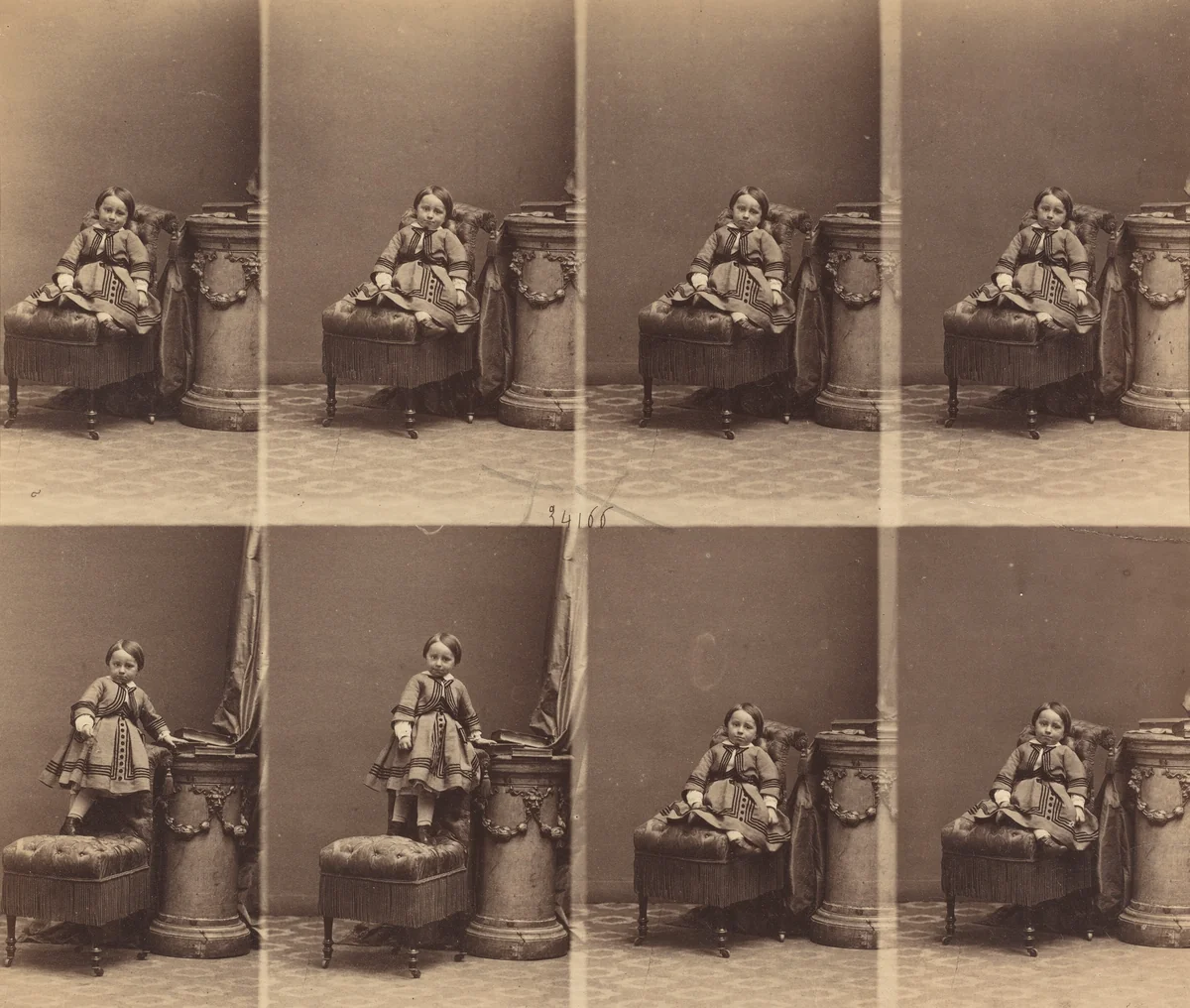 Mademoiselle Trachier by André Adolphe-Eugène Disdéri, photograph, 1855-1865