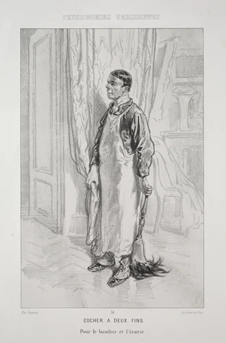 Cocher à deux Fins by Paul Gavarni, print, 1852-1862