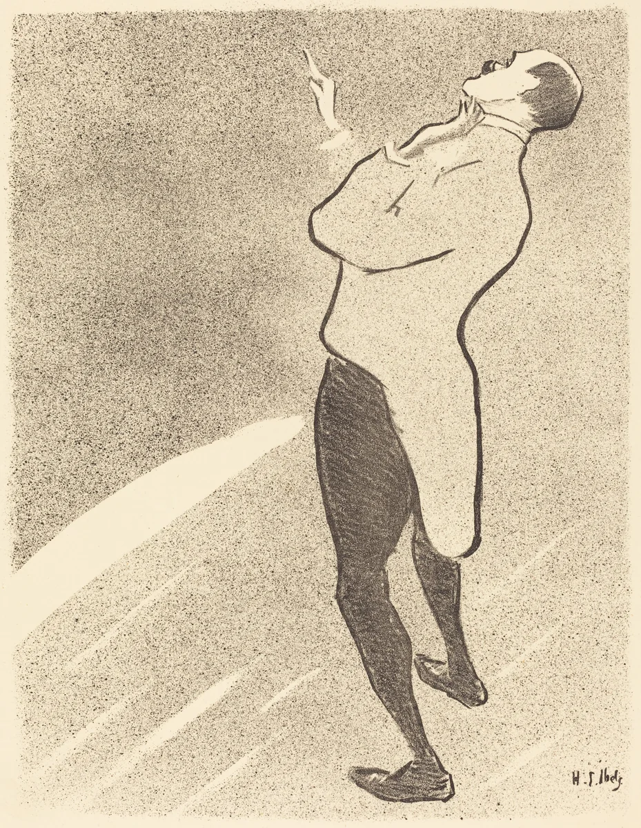 Singer by Henri Gabriel Ibels, portfolio, 1893