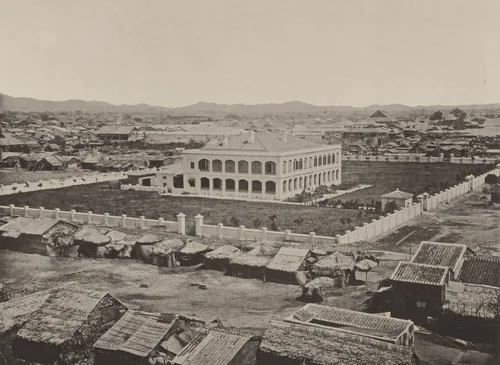 The Old Factory Site, Canton by John Thomson, photograph, 1873