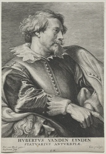 Hubert van den Eyden by Lucas Emil Vorsterman, print, 1630-1633