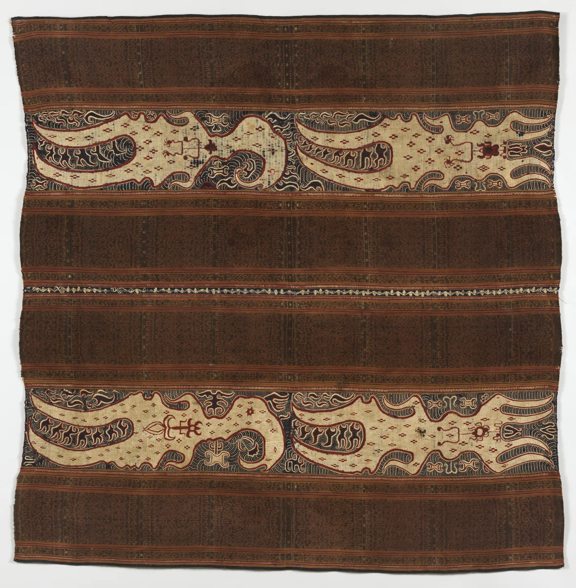 Woman's Ceremonial Skirt (Tapis) by Lampung artist, textile, 1700-1800