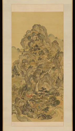 Landscapes in Summer and Winter by Ike no Taiga (池大雅), painting, 1723-1776
