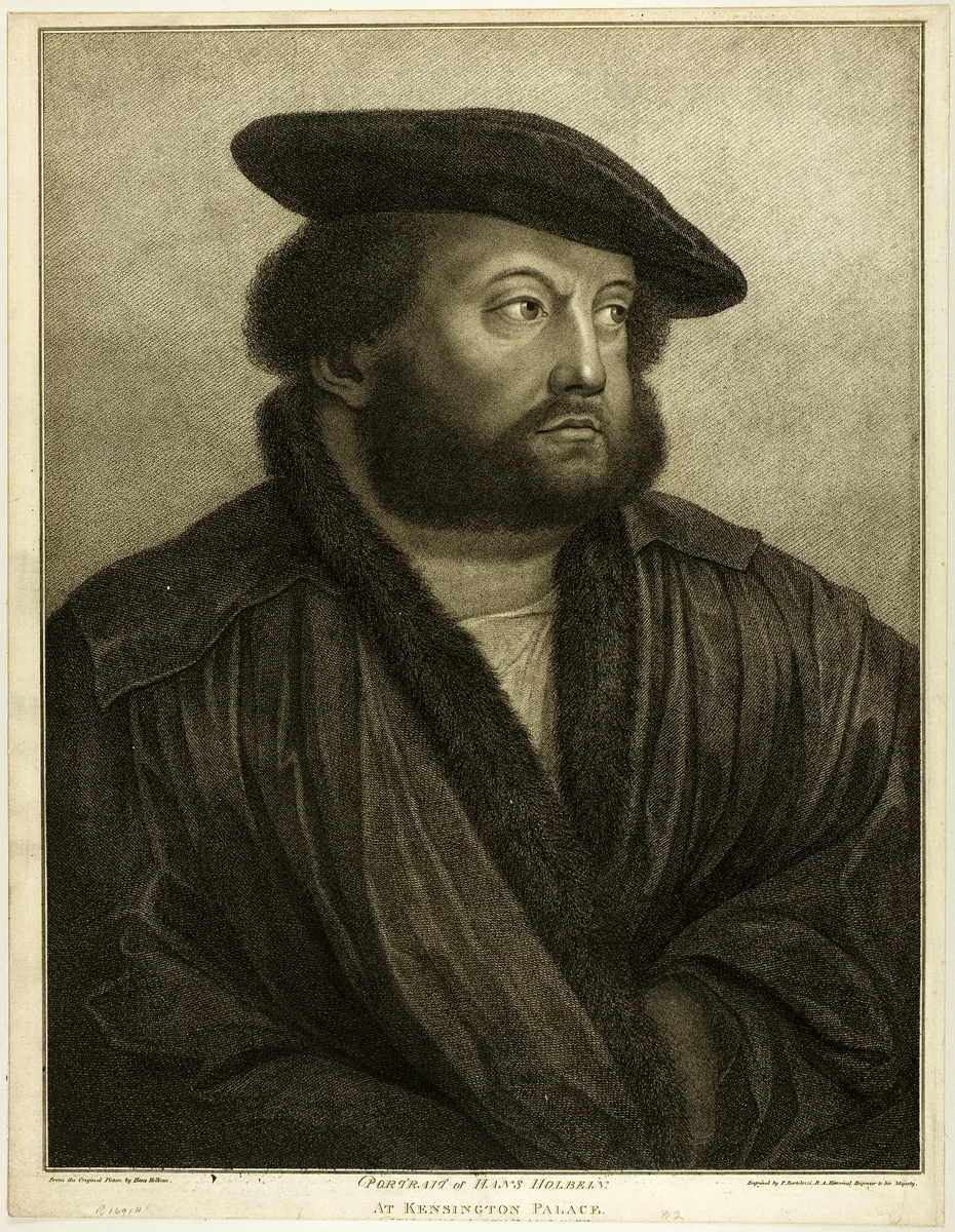 Hans Holbein by Francesco Bartolozzi, print, 1798