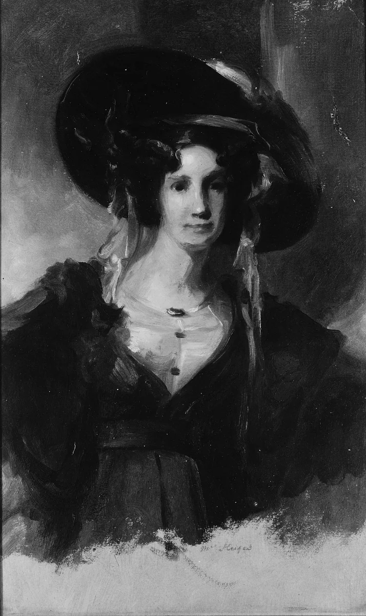 Mrs. Huges by Thomas Sully, artwork, 1827-1830