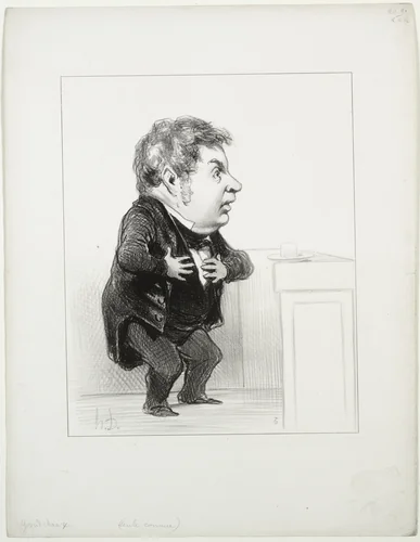 Michel Goudchaux by Honoré Daumier, print, 1849