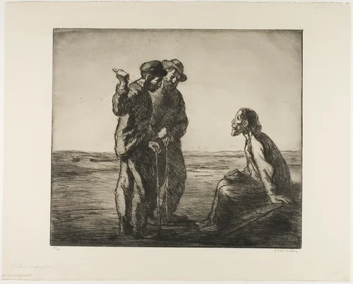 The Three Companions by Théophile Alexandre Steinlen, print, 1912
