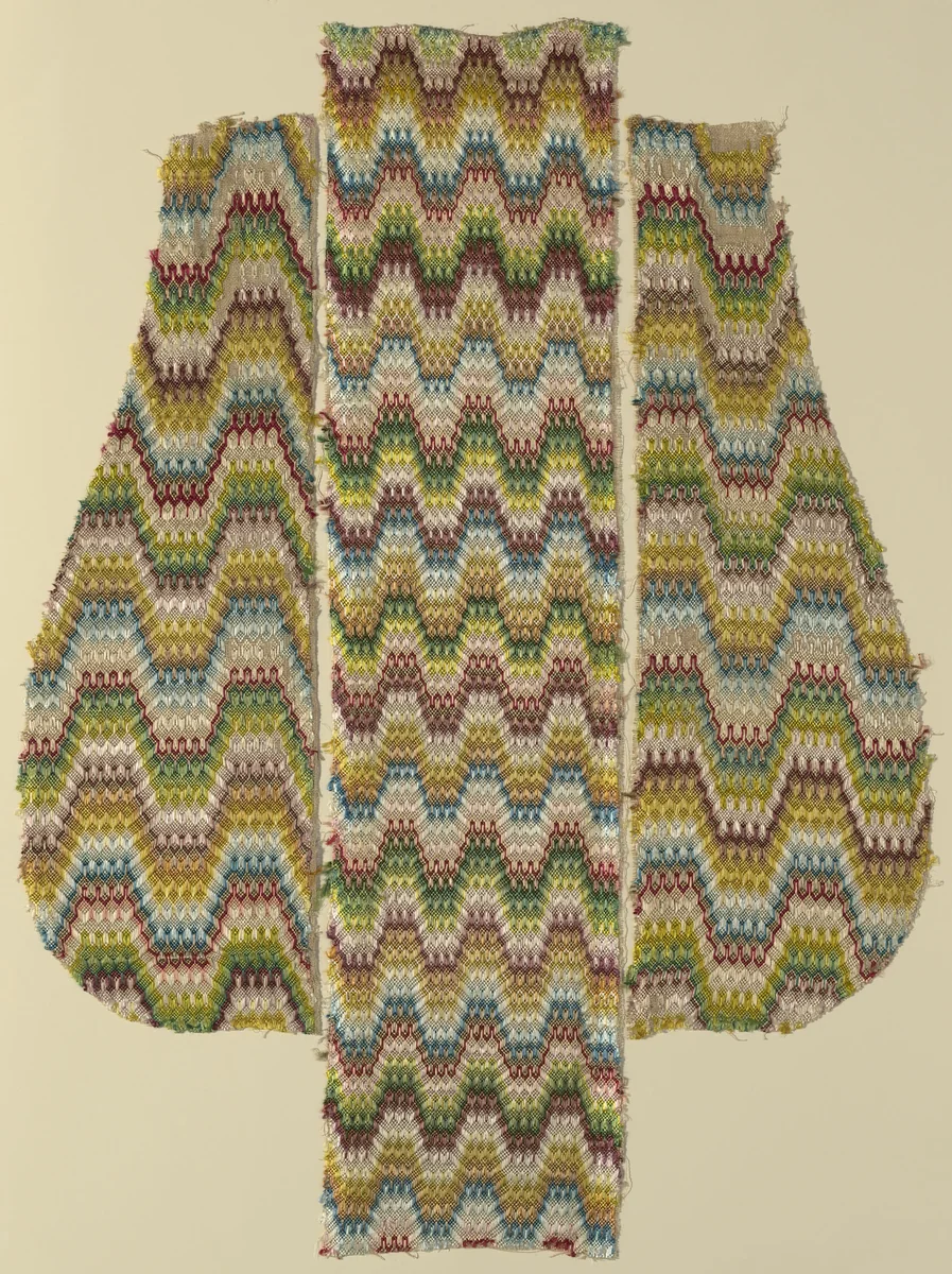 Three Fragments by Italy, textile, 1601-1700