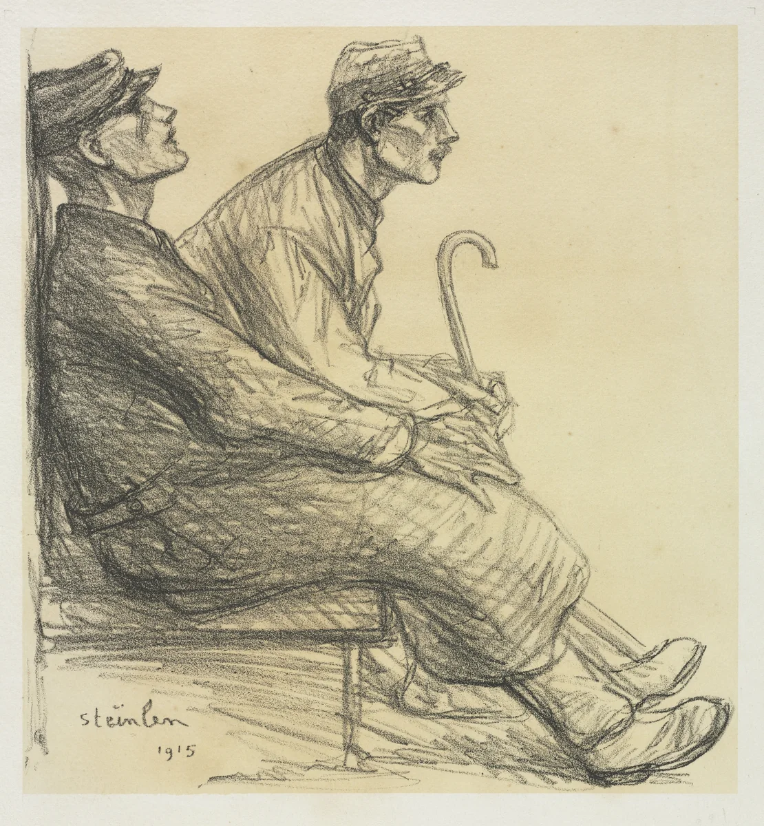 Convalescents by Théophile Alexandre Steinlen, print, 1915
