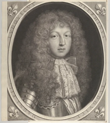 Louis de France, called Le Grand Dauphin or Monseigneur by Robert Nanteuil, print, 1677