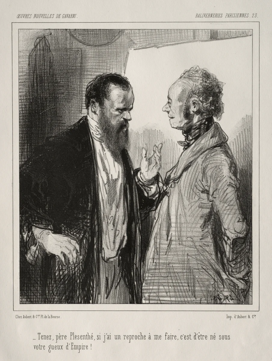 Baliverneries Parisiennes by Paul Gavarni, print, 1824-1866