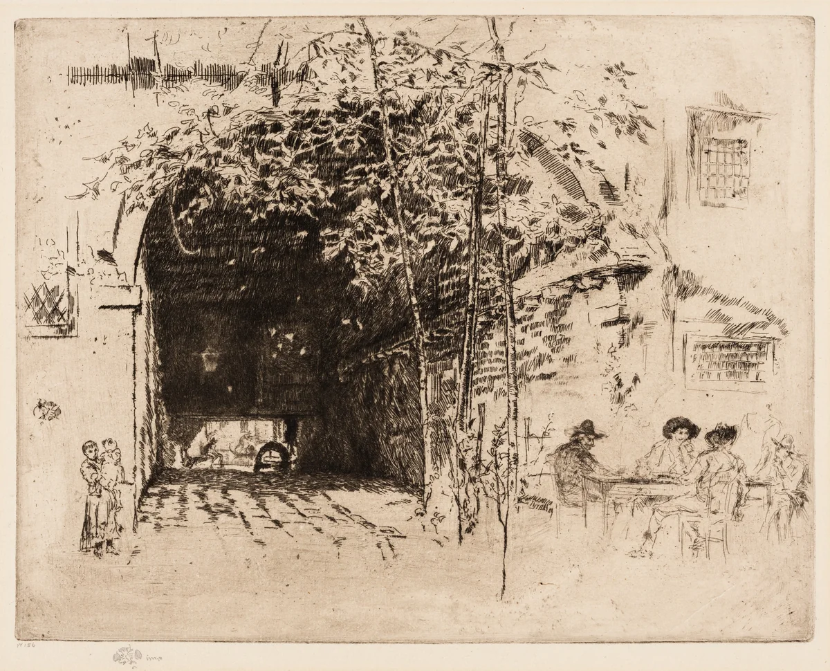 The Traghetto, No. 2 by James McNeill Whistler, print, 1880