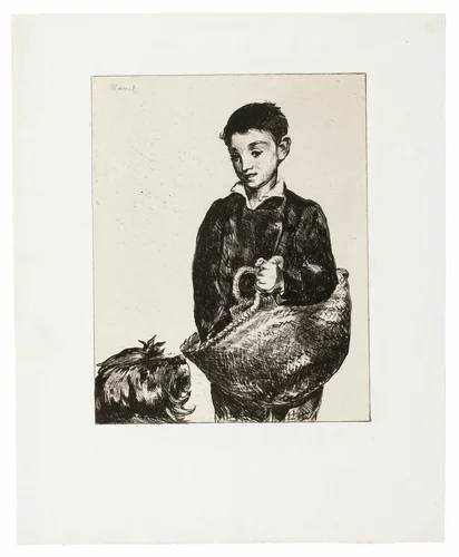 The Urchin by Édouard Manet, print, 1868-1874