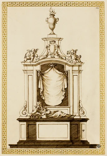 Project for a Monument by Edward Pierce
Inigo Jones, drawing, 1690-1695
