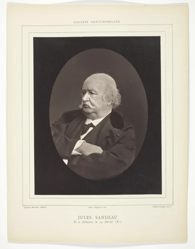 Jules Sandeau by Goupil et Cie, photograph, 1875-1885
