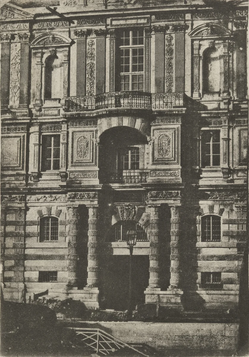 Bibliotheque du Louvre by Pauline Riffaut, photograph, 1854